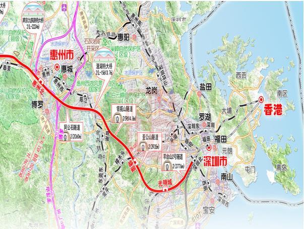 赣深高铁正式获批建设 工期4年途径惠州
