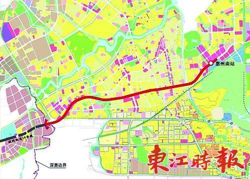 深圳地铁14号线对接惠州轨道6号线