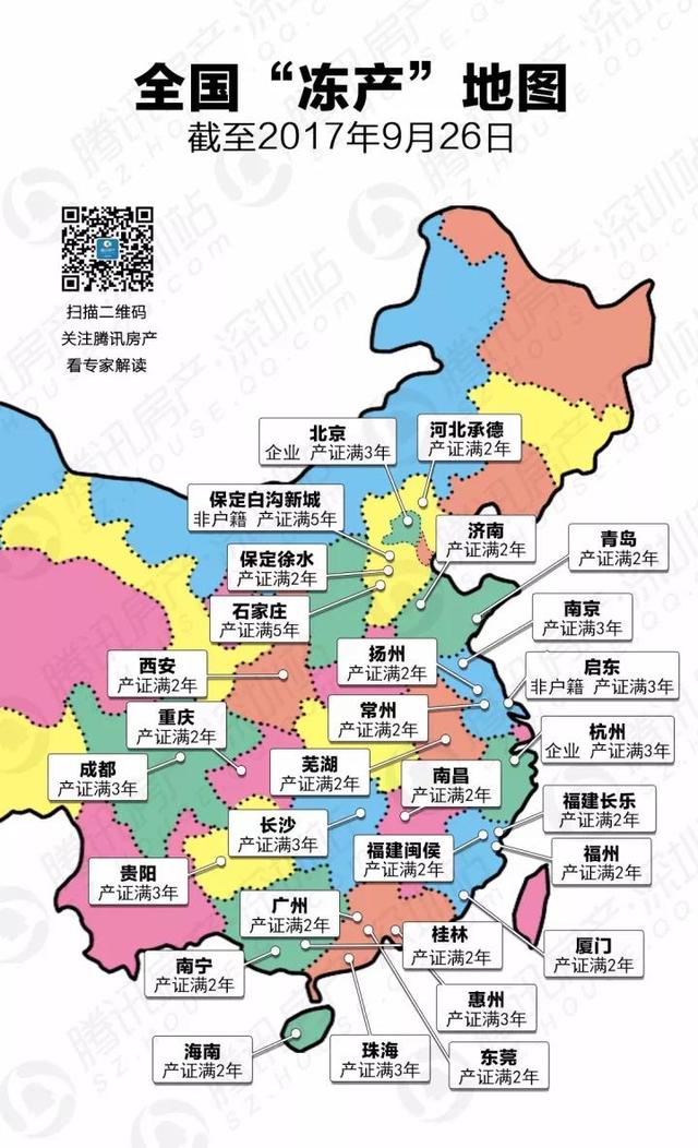 最新全国"冻产"地图出炉!桂林加入全国限售阵营:新购图片