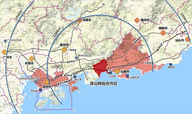 3平方公里,可建设用地145平方公里,相当于深圳市罗湖和福田区面积总和图片