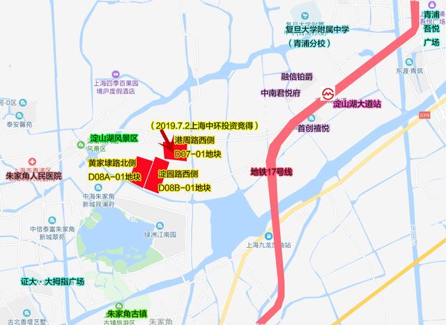 四至:东至淀园路,南至黄家埭路,西至规划道路,北至朱家角路   土地