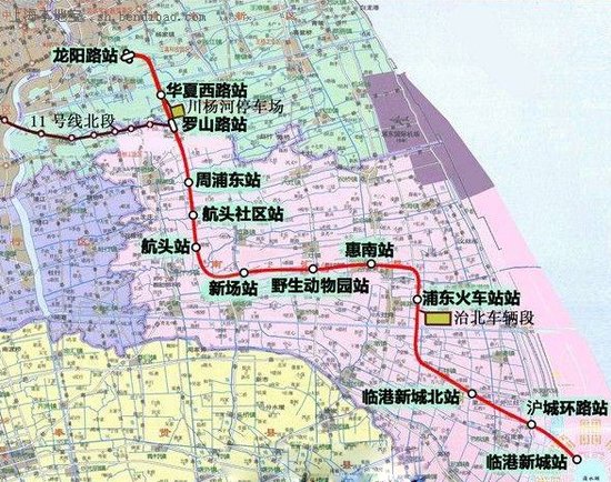 上海21号线线路图