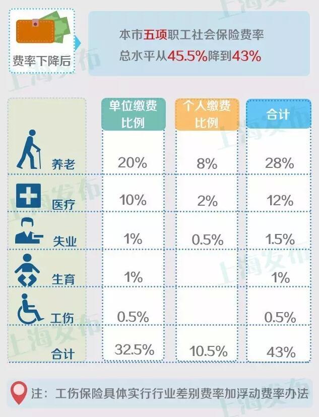 上海进一步降低社会保险费率水平 参保人员待