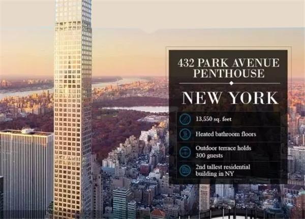 7纽约432 park avenue 公寓 avenue penthouse