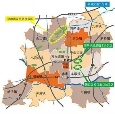 上海热线房产频道-- 松江将设立九里亭、广富林