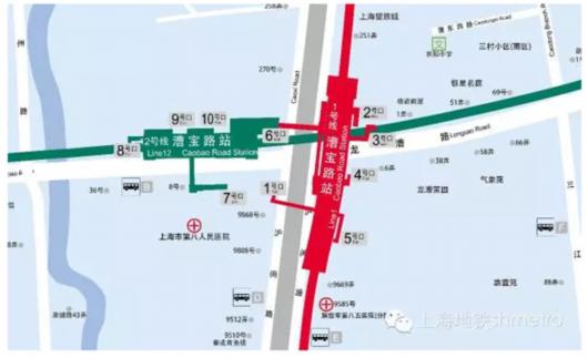 探营12号线漕宝路站 站内结构出口换乘一图直击