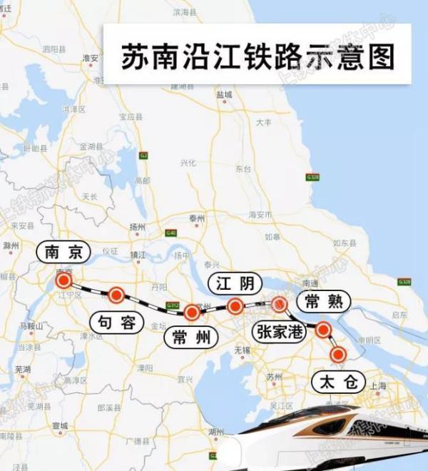 苏南沿江高铁要来了!将与沪通铁路连接