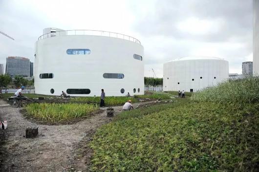 徐汇滨江将添新地标 5个巨大的油罐明年3月华丽变身