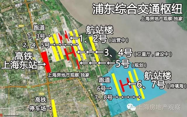 浦东十三五规划还会打造"航空城",浦东,虹桥两大机场会和上海东站速通