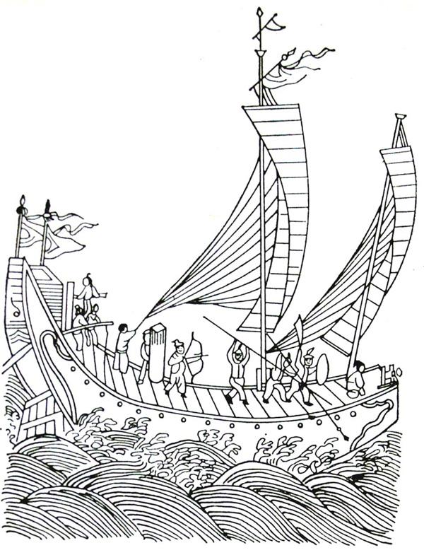 古代崇明的造船业和水上交通十分发达,适宜在浅滩和暗沙中航行的