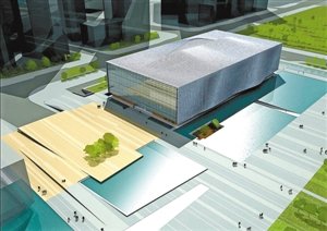 宝安中心区图书馆工程 今年十一投入使用