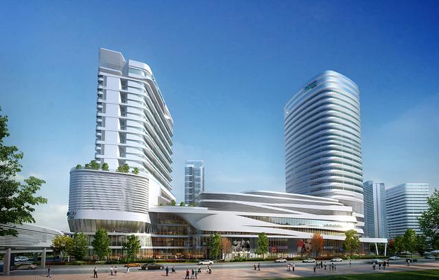 来福士品牌成立30周年 华南首座来福士广场喜封金顶_房产深圳站_腾讯网