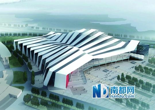 沙井文化艺术中心主体完工 装修工程已完成97