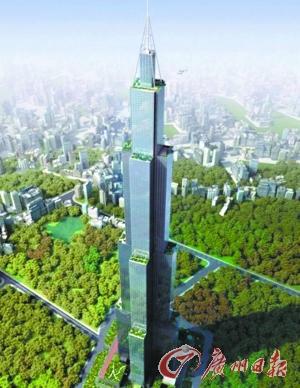长沙世界第一高楼时隔2年工地变鱼塘