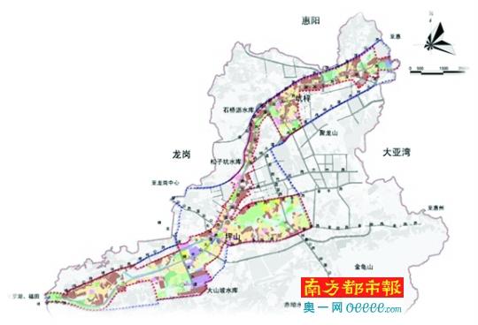 坪山大道规划图.