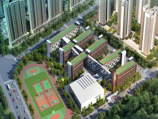 中骏四季阳光九年一贯制学校正式开工