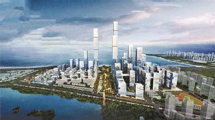 深圳湾超级总部基地将打造滨海城市天际线