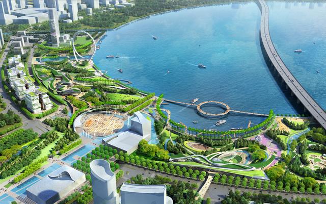 华侨城宝安滨海文化公园奠基 深圳海岸迈入3.0时代