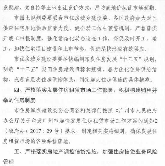 广州十部门发文：销售价不高于备案价+不接受价格指导不予网签