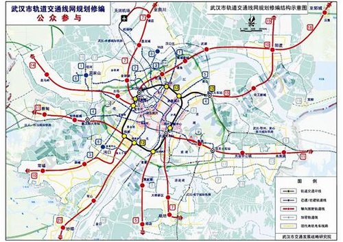 地铁环线串武汉三镇 十条放射线连6大新城区
