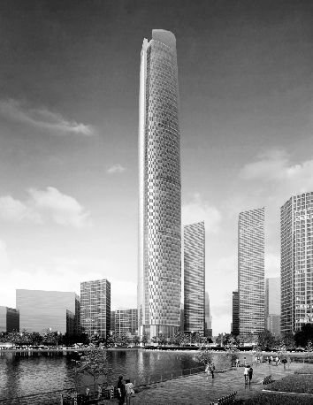 武汉中心将成江城在建第一高楼