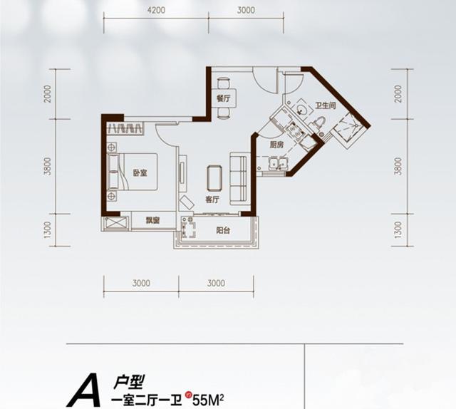 麻雀虽小五脏俱全 武汉精致小户型9100起