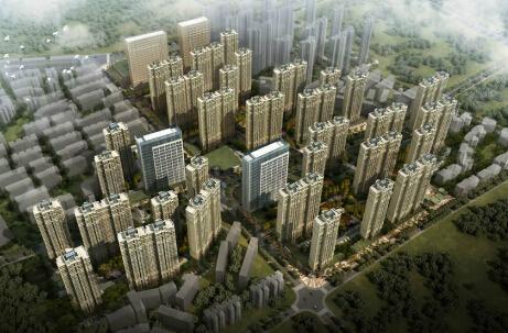 百万方自带商业大体量楼盘 足不出户就能逛街