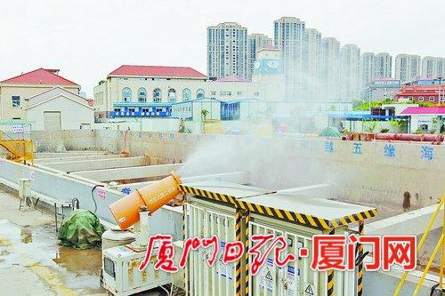 厦地铁建设千方百计少扰民 多措施控制扬尘渣