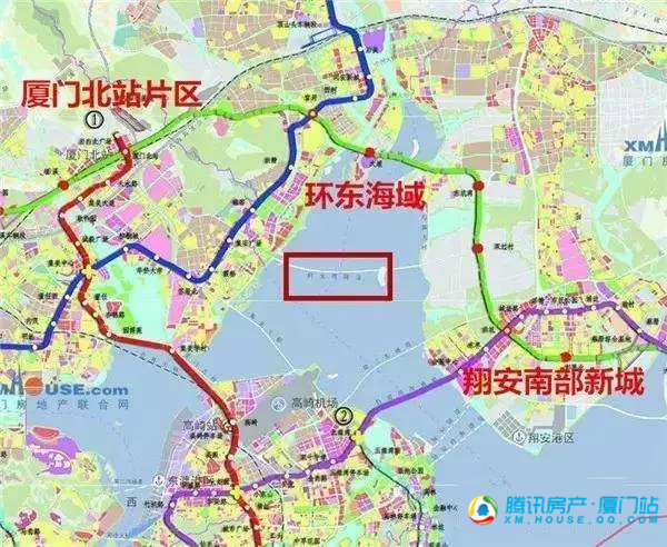 环东海域交通示意图