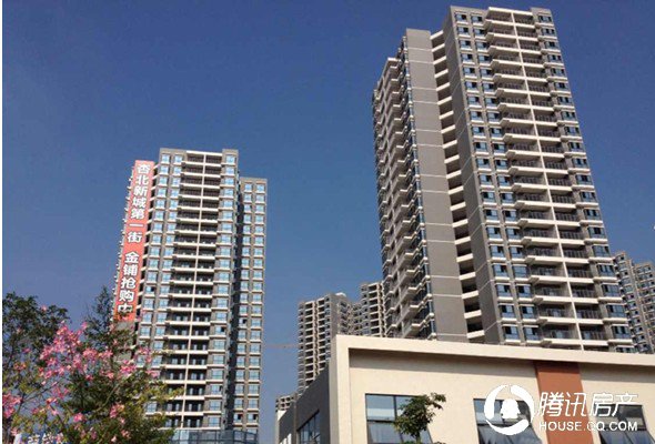 聚镇:外立面施工完毕 60-100平金铺抢购