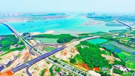 厦门第二条环岛路 滨海东大道1号桥主体工程