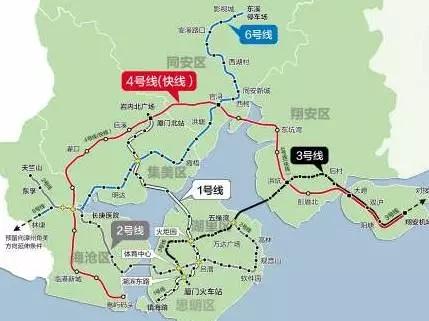 2016厦门5条地铁线路进展全纪实 附沿线在售楼盘表