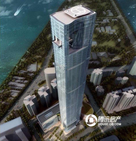 厦门国际中心:鹭江道新地标写字楼 建至4层