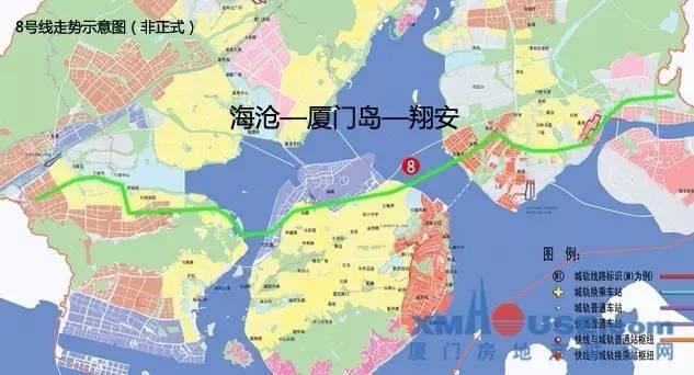 厦门最新地铁规划出炉 这6条地铁线路或要大变脸?