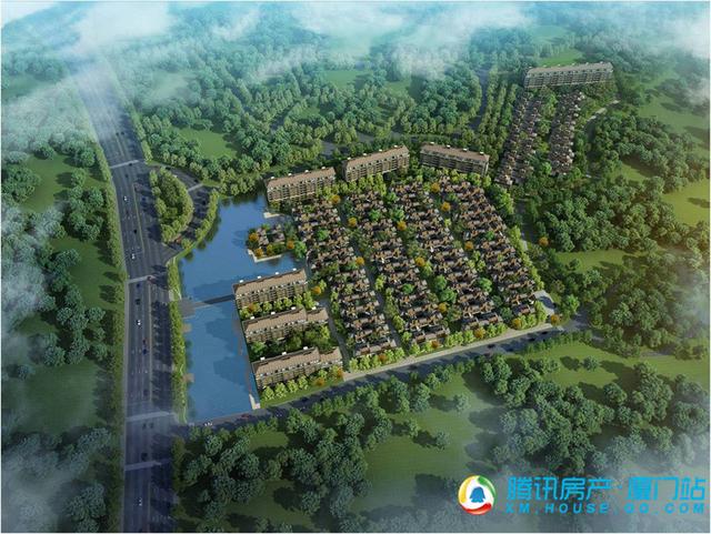 泰禾汀溪院子:效果图公布 含大量别墅及洋房