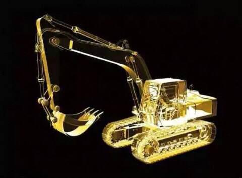 侃房哥:壕 你以为政府没有挖掘机?