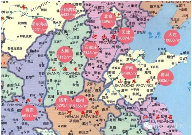 令国人悲伤的中国房价地图(多图)图片
