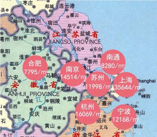 令国人悲伤的中国房价地图(多图)