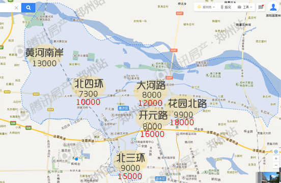 优家 计划:2016年郑州房价地图 真实数据曝光