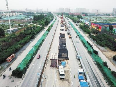 郑州四环线、大河路快速化全面动工