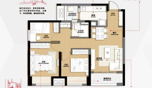 郑州90平经典三房4700起 还可享购房特惠礼包