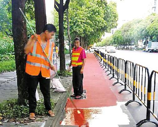 珠海东部城区21条自行车彩色专用道预计9月完工