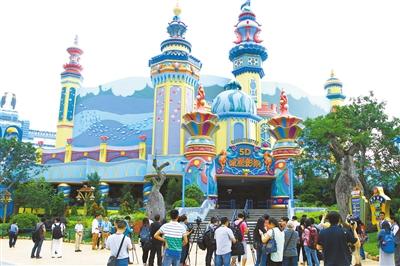 珠海长隆海洋王国全球最大5D影院六一开幕