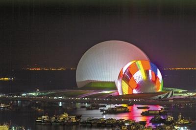 珠海歌剧院日月贝亮灯整体工程预计年底前完