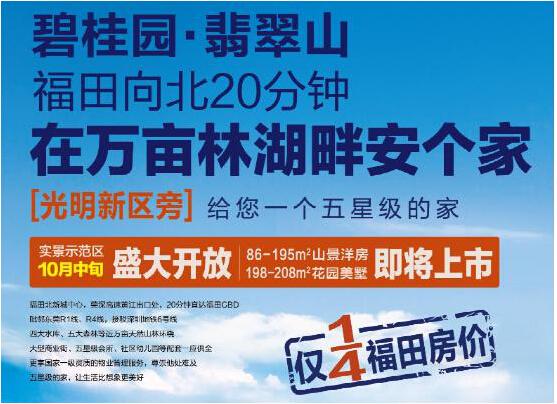 碧桂园·翡翠山 20分钟可以完成的事情