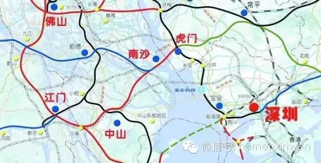 未来虎门将新增一条城际铁轨 线路直达中山