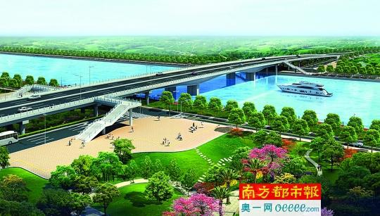 东莞中心城区到万江开建银龙桥 过江不发愁