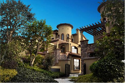 圈房 找楼盘 海外  [ 摘要]花语墅在售的380㎡双拼别墅,均价