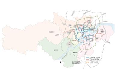 四纵五横三连一抬升 杭州快速路网规划通达10