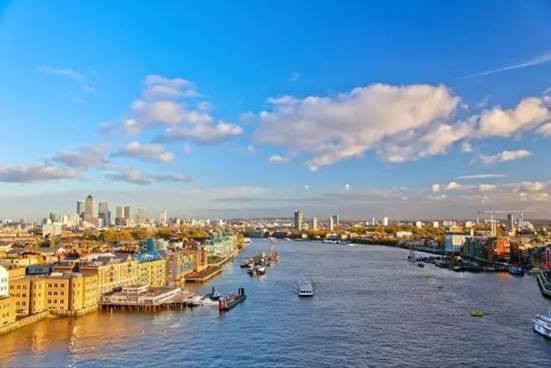 英国,泰晤士河;图片来源于网络
